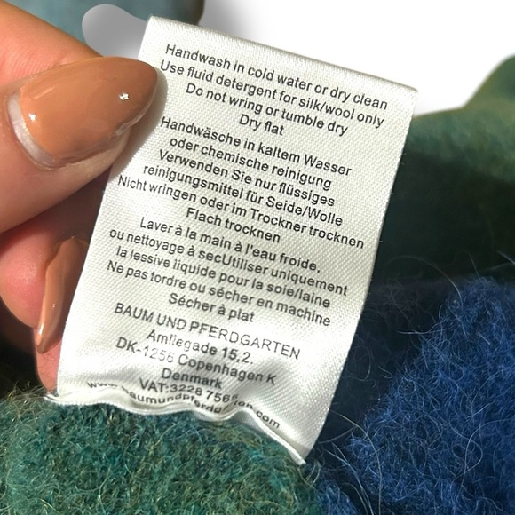 Baum Und Pferdgarten Camryn Sweater Green size Extra Small Alpaca Wool - Picture 10 of 10
